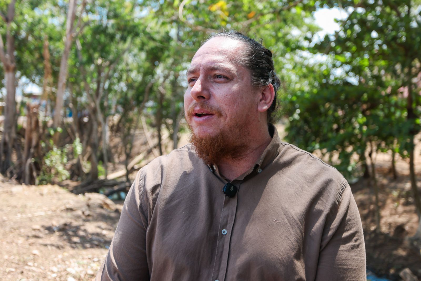 O jardim de chuva tem a função de segurar a água e evitar a inundação, explicou Giovanni Marini