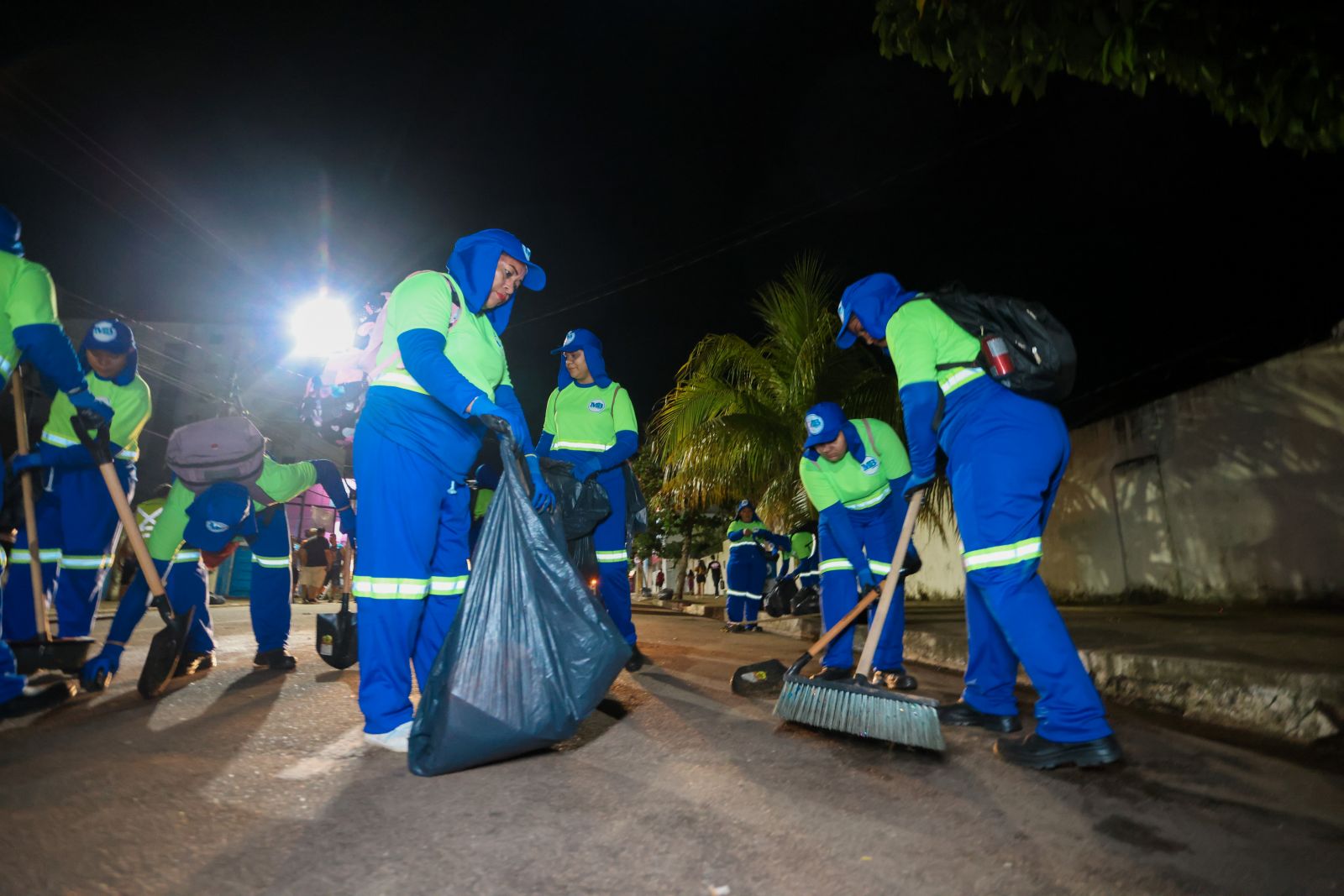 São mais de 100 colaboradores fazendo o trabalho da ação especial de carnaval
