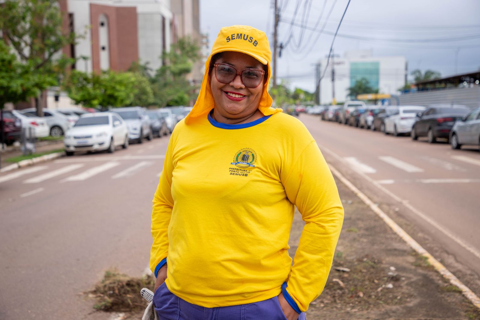 Liliane Honorato atua na limpeza da cidade há 22 anos
