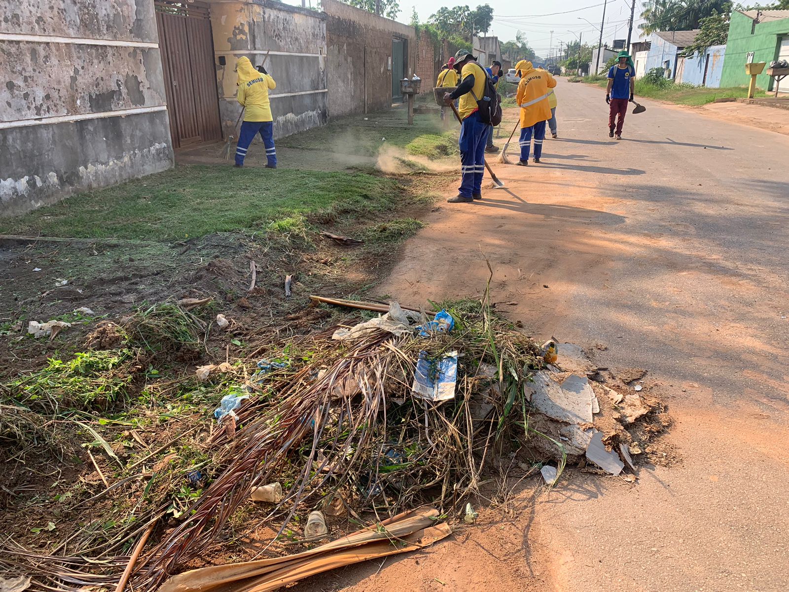 Na zona Sul, a rua das Camélias é uma das que recebem o serviço