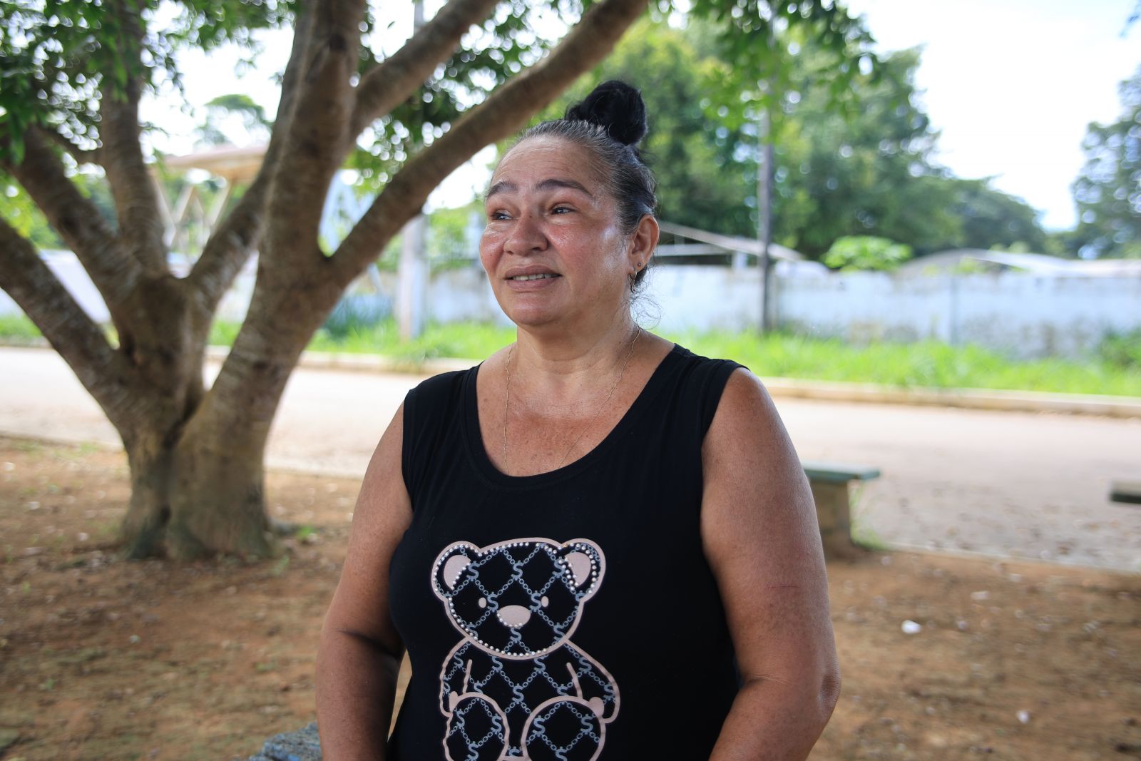 Madalena Maia disse que o desmoronamento é recorrente e comemorou a construção da ponte, que deve encerrar o problema