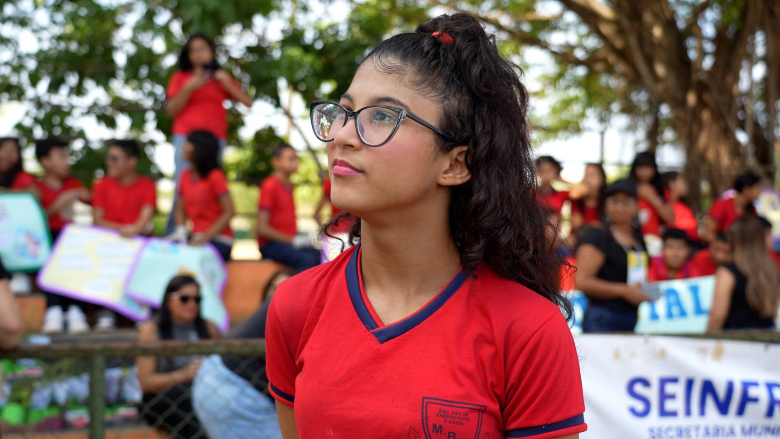Estefani Vitória conta que essa ação, além de tornar a cidade mais bonita, garante saúde para todos