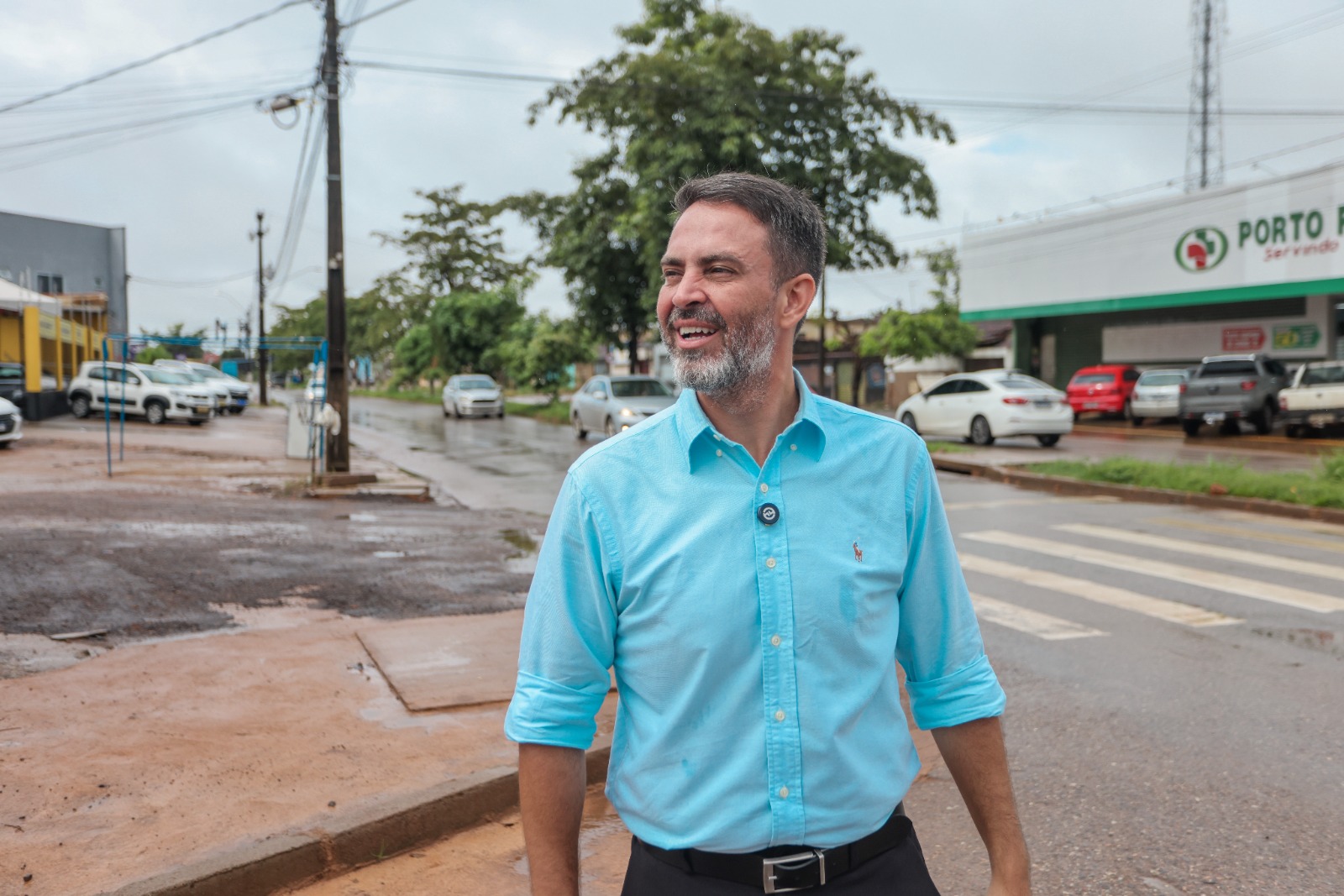Léo Moraes constatou melhoras significativas no cruzamento das avenidas Rio Madeira com Guaporé