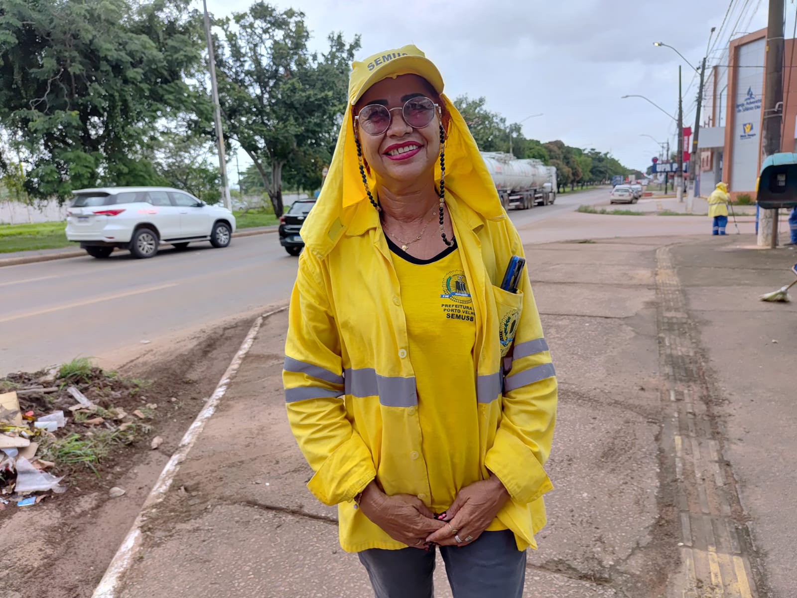 Encarregada de Campo, Cleia Santos, trabalha há 32 anos na Semusb