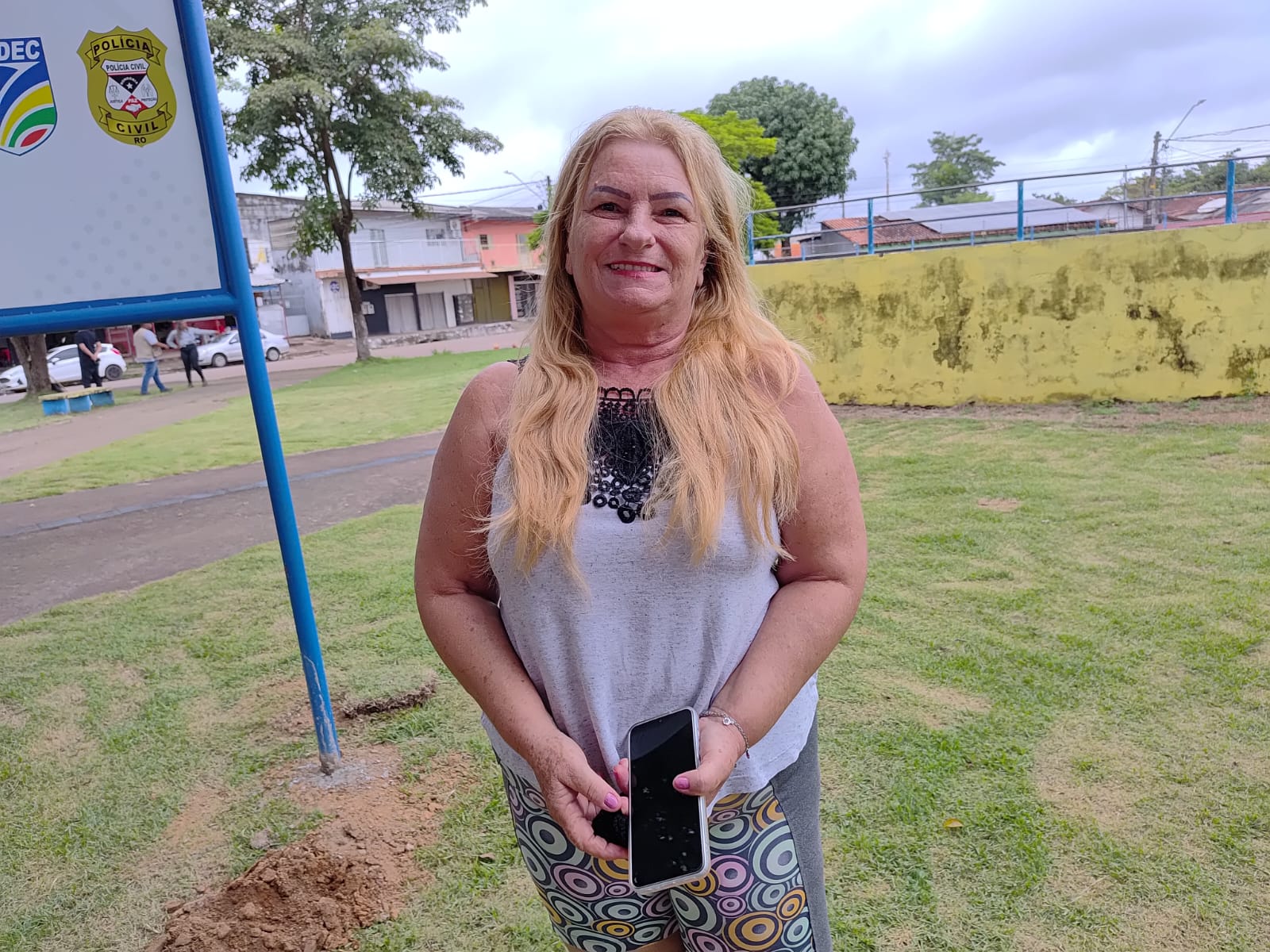 Moradora do bairro Cohab há seis anos, Iraides Lourenço