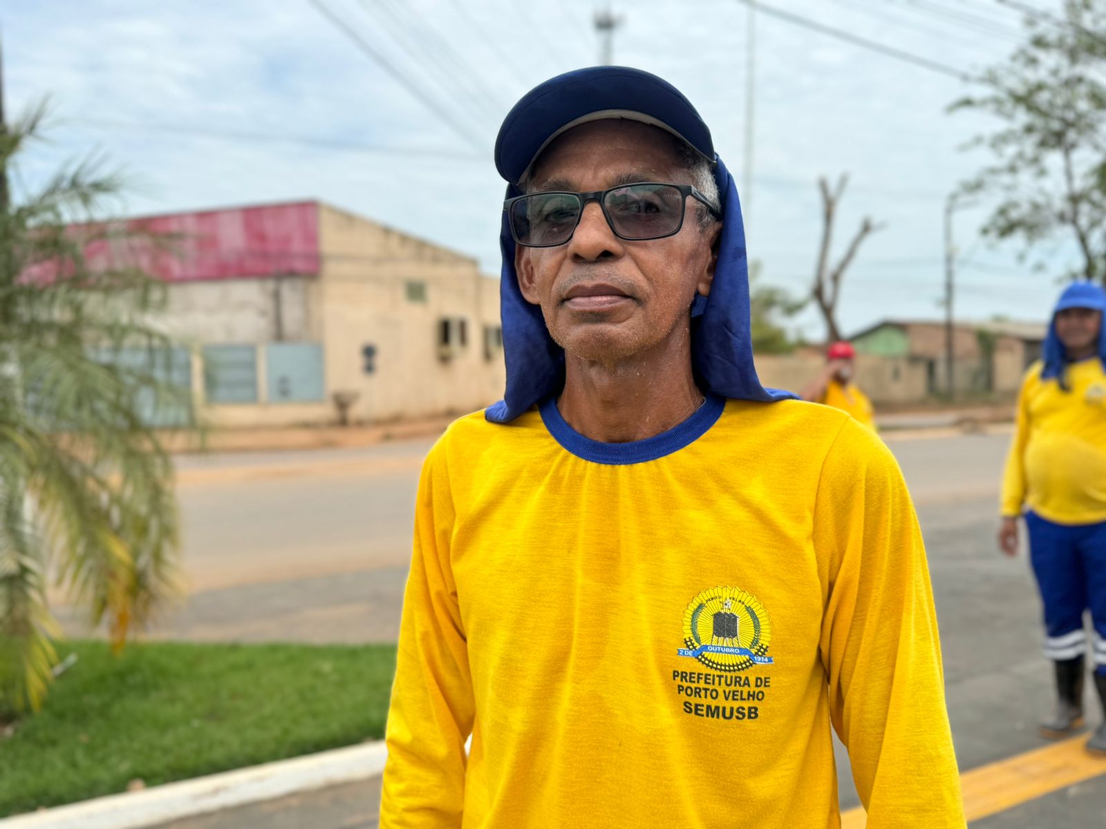 Carlos Augusto Bento é encarregado de campo da Seinfra